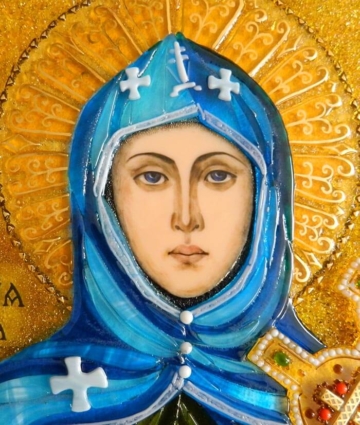 Икона из стекла Евфросиния Полоцкая