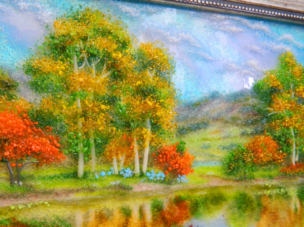 Картина из стекла «Цветное лето»